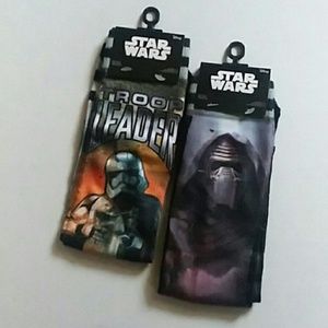 2 pair Star Wars Socks. Shoe SZ 6-12